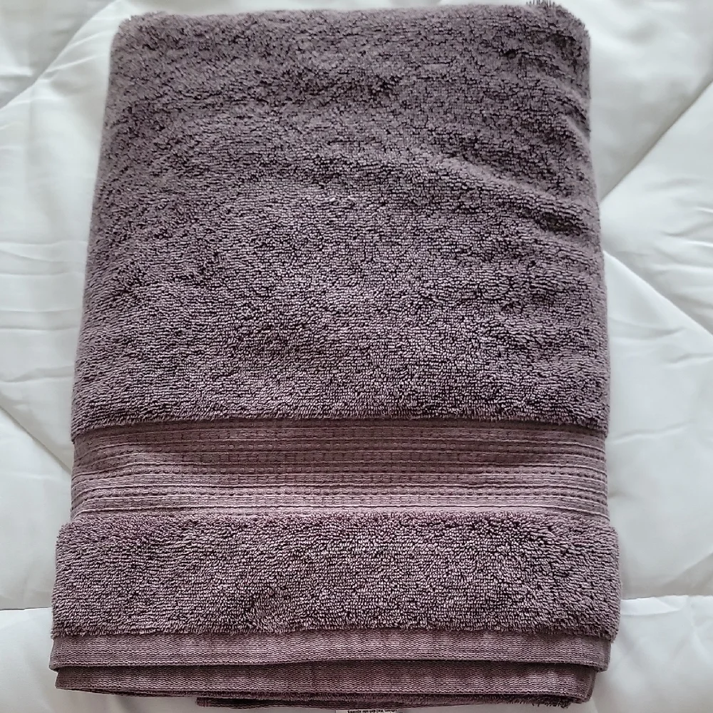 Plush Purple Bath Sheet